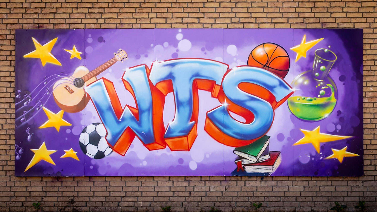 WTS Graffiti an der Weiltalschule Weilmünster.